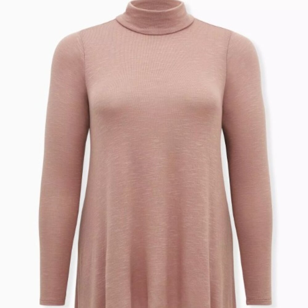 Torrid Size 3 Super Soft Plush Turtleneck Sharkbi… - image 1